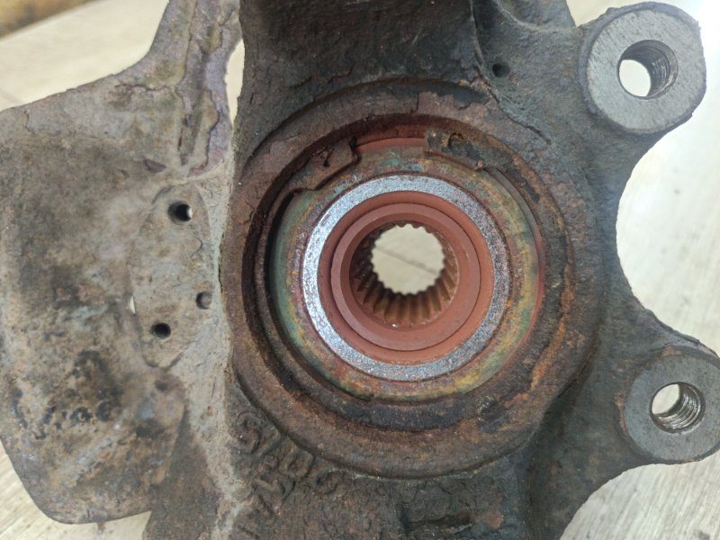 Поворотный кулак Opel Tigra 1996 X14XE 1.4 купе, Перед., Лев. — изображение 7