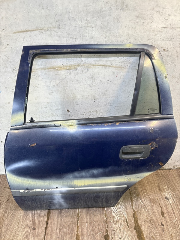 Дверь Opel Astra G 2001 универсал Z16XE 1.6 Задн. Лев.
