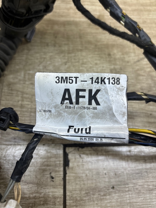 Проводка двери Ford C-MAX 2005 минивен AODA Перед. Прав.