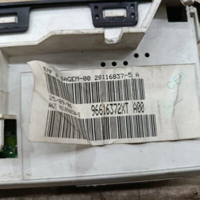 Бортовой компьютер Peugeot 206 2007 седан 4дв. NFU (TU5JP4) - изображение 3