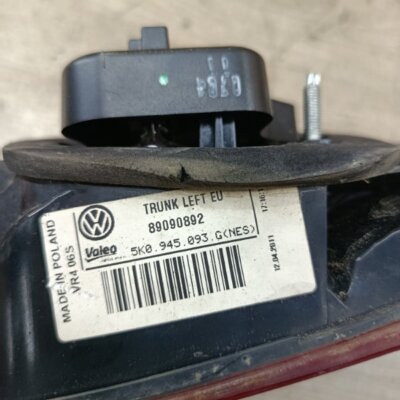 Фонарь Volkswagen Golf 6 2011 хетчбек Задн. Лев. - изображение 8
