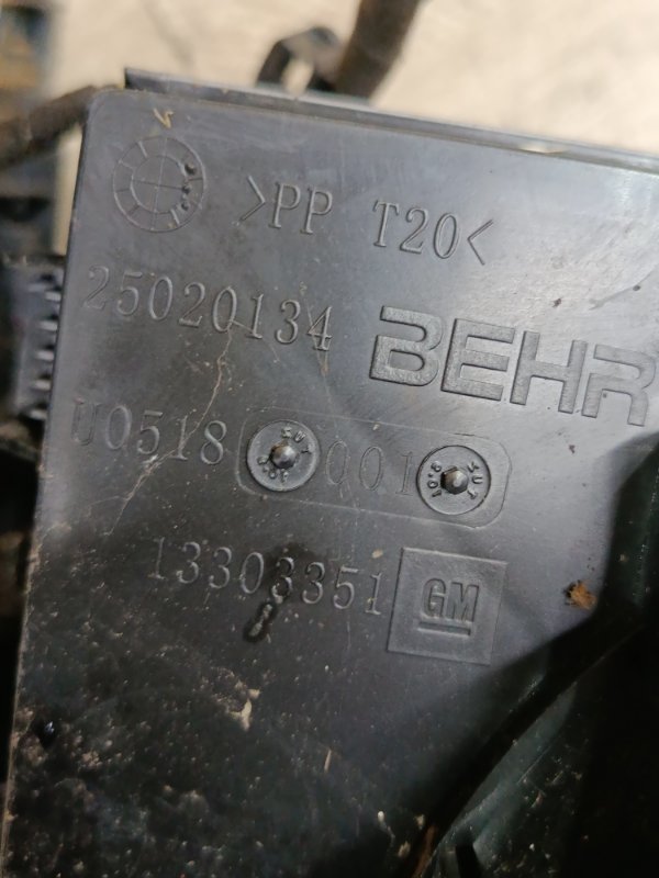 Корпус печки Opel Astra J 2010 хетчбэк 5дв. A16LET 1.6