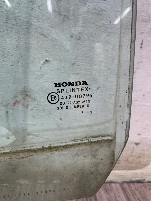 Стекло Honda CR-V 2002 внедорожник Задн. Лев.