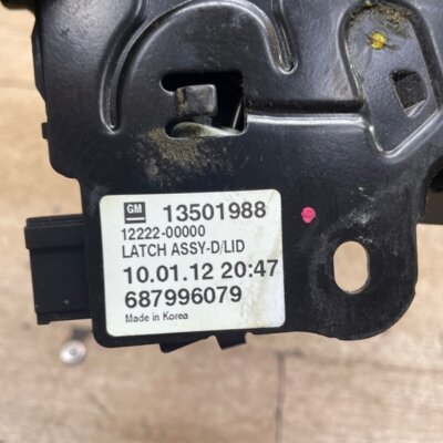 Замок крышки багажника Chevrolet Cruze 2012 F16 D4 - изображение 2