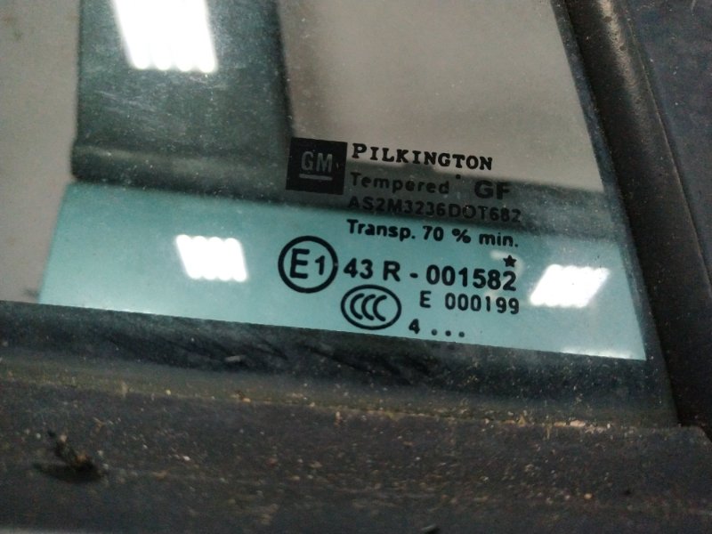 Стекло Opel Astra H 2004 хетчбэк 5-ти дв. Задн. Прав.