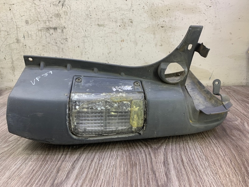 Накладка на бампер Opel Vivaro 2008 минивэн Задн. Лев.